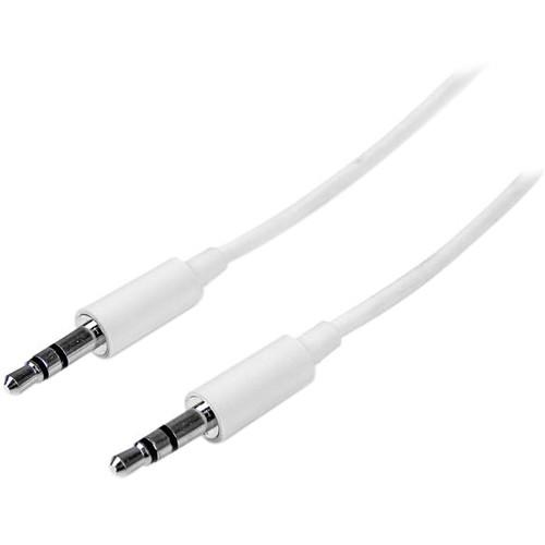 StarTech MU1MMMSWH Slim 3.5mm Stereo Audio Cable