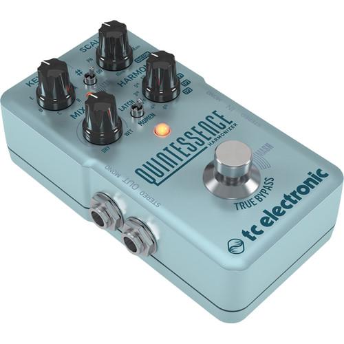 TC Electronic Quintessence Dual-Voiced Harmony Pedal with MASH Technology