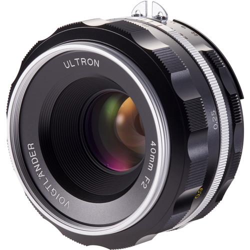 Voigtlander Ultron 40mm f 2 SL IIS Aspherical Lens for Nikon F