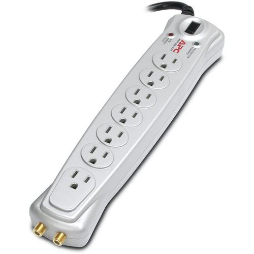 APC Essential SurgeArrest 7-Outlet Surge Protector with Coaxial Protection