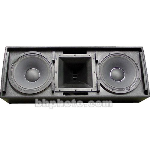 Electro-Voice QRx-212H 75 - 2-Way Dual 12" Horizontal-Positioning P.A. Loudspeaker with Fully Rotating Horn - Black