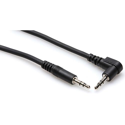 Hosa Technology Stereo Mini Male to Stereo Mini Angled Male Cable