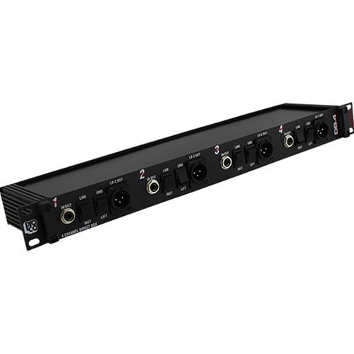 Pro Co Sound DB4A - 4 Channel, Passive Direct Box in Rackmount Chassis