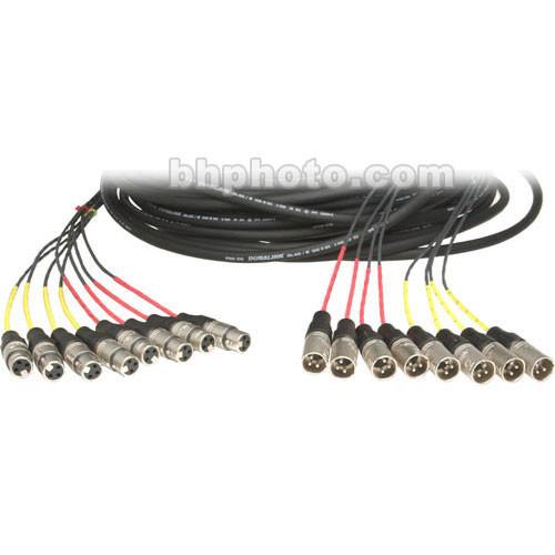 Pro Co Sound RoadMaster Series Snake 8 Channel Fanout to Fanout Cable - 25