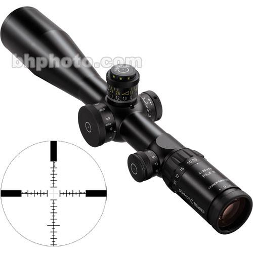 Schmidt & Bender 5-25x56 Police Marksman II LP Waterproof & Fogproof Riflescope with Illuminated P4 Reticle & .360" MOA Adjustments
