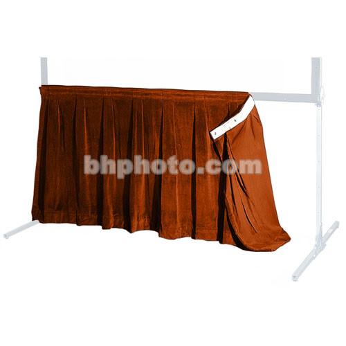 The Screen Works 48" Skirt for the 68x114" E-Z Fold Projection Screen - Burgundy