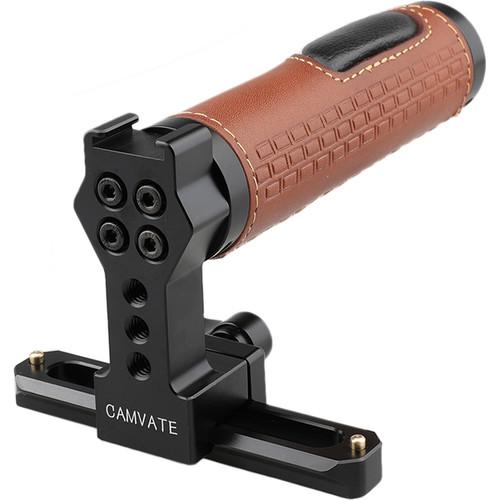 CAMVATE Nato Top Handle with 100mm Safety Rail for DSLR Camera Cage Camcorder Rig