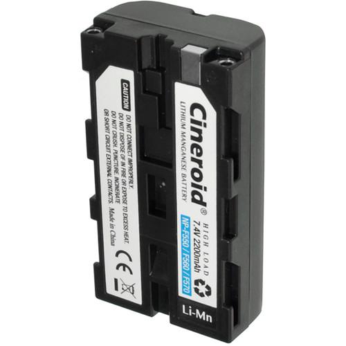 Cineroid NP-F550 Type L-Series Lithium-Manganese Battery