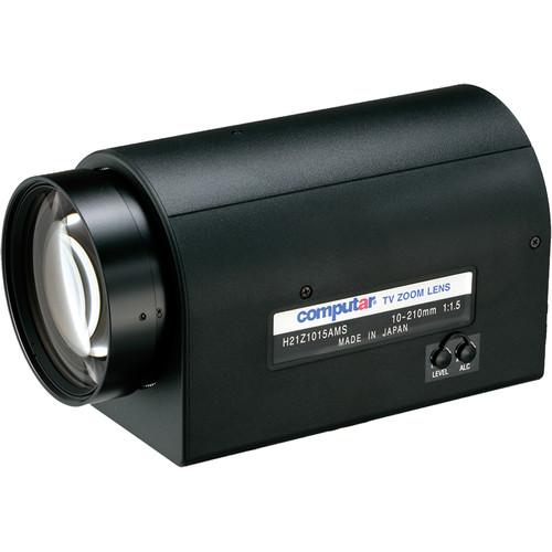 computar H21Z1015AMS 1 2" C-Mount 10-210mm Video Auto-Iris 21x Motorized Zoom Lens with Spot Filter