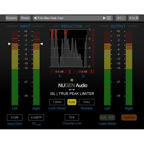 NuGen Audio ISL 2 Upgrade from ISL 2st - Real-Time True Peak Limiter Plug-In