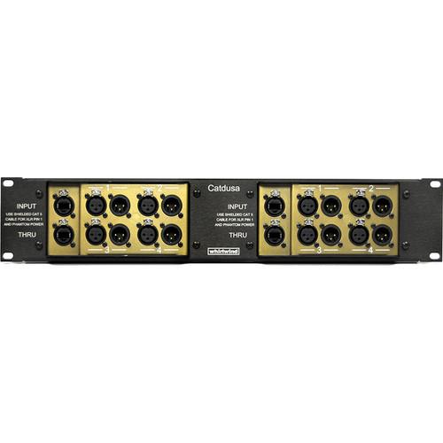 Whirlwind Catdusa Rack 2 RU 8-Channel Snake Box