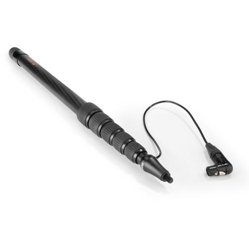 Auray CFP-68B Carbon Fiber Telescoping Boom Pole with Internal Cable & Bottom XLR Base