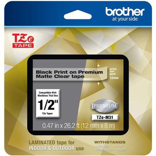Brother TZe-M31 Laminated Tape for P-Touch Label Makers