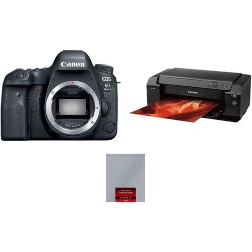 Canon EOS 6D Mark II Camera Body with PRO-1000 Inkjet Printer Kit