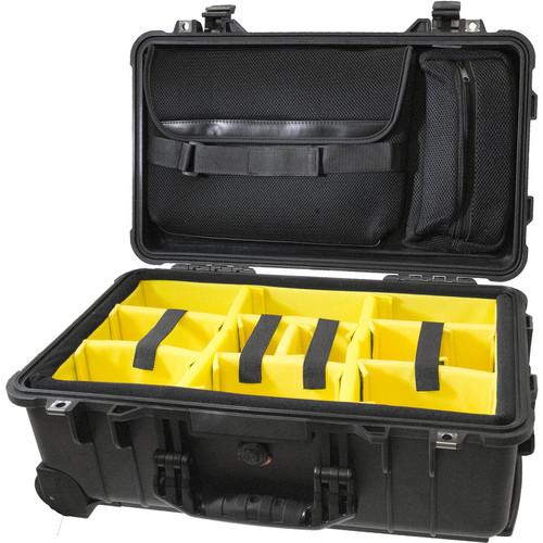 CINEGEARS Pelican 1510 Case with Padded Dividers and Lid Organizer