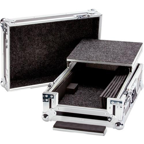 DeeJay LED 10" DJ Mixer Case with Laptop Shelf