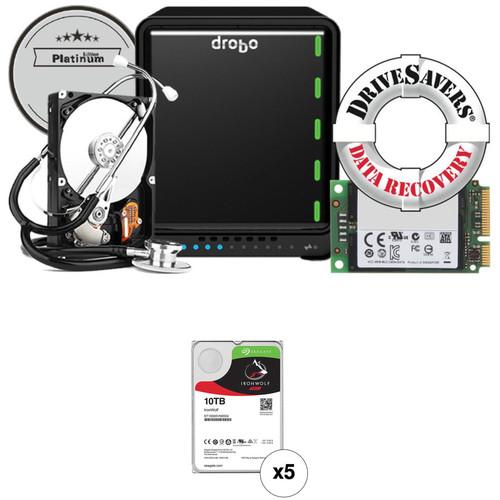 Drobo 5N2 50TB 5-Bay NAS Enclosure Kit with Seagate NAS Drives