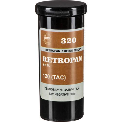 Foma RETROPAN 320 soft Black and