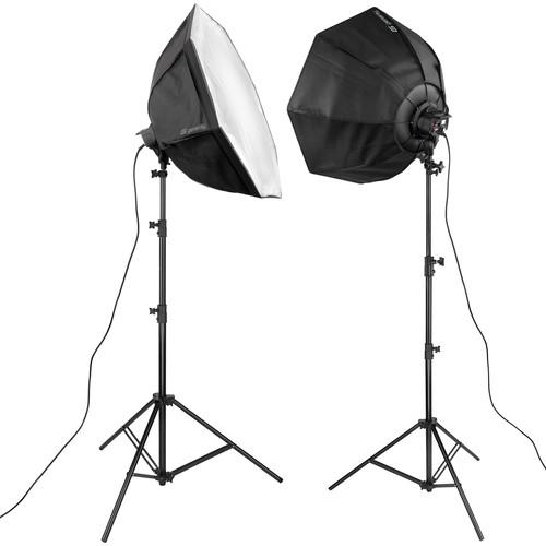 Genaray SpectroLED-14 LED Flood 2-Light Softbox Kit