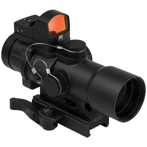 NcSTAR 3.5x32 CPO Riflescope with Micro Red Dot Sight