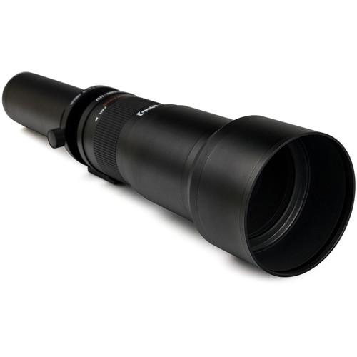 Opteka 650-1300mm f 8-16 Preset Telephoto Zoom Lens for T Mount