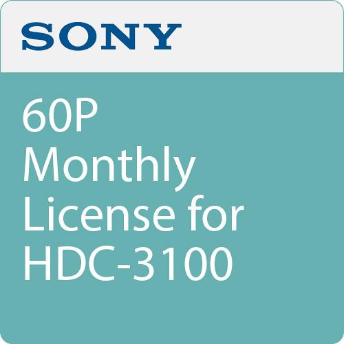 Sony 60P Monthly License for HDC-3100