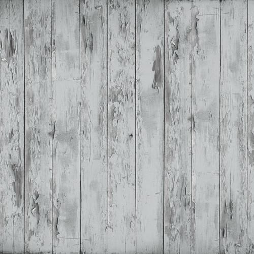 Westcott Distressed Wood Art Canvas Backdrop with Hook-and-Loop Attachment