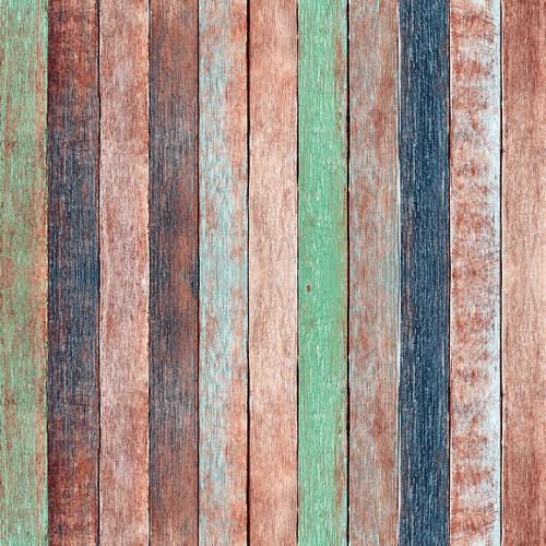 Westcott Rustic Wood Matte Vinyl Backdrop with Hook-and-Loop Attachment