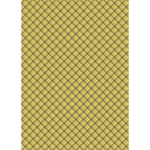 Westcott Sunflower Plaid Matte Vinyl Backdrop with Grommets