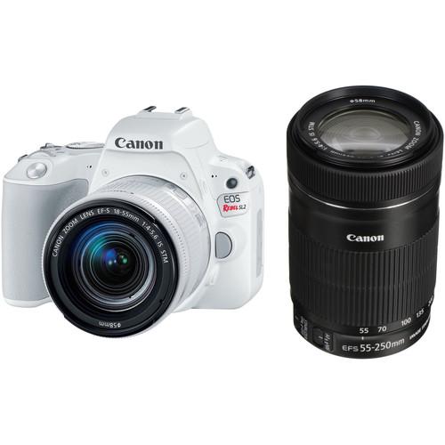 Canon EOS Rebel SL2 DSLR Camera with 18-55mm and 55-250mm Lenses Kit
