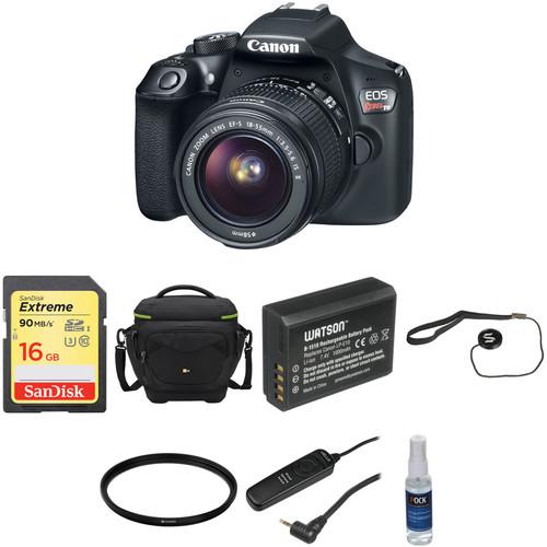 Canon EOS Rebel T6 DSLR Camera with 18-55mm Lens Basic Kit