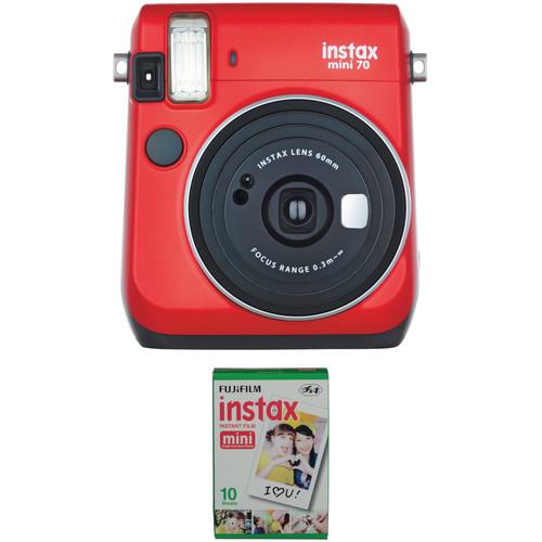 FUJIFILM INSTAX Mini 70 Instant Film Camera with Single Pack of Film Kit