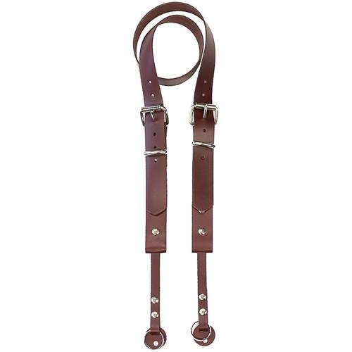 Funk Plus 1.13" Double Roller Buckle Leather Camera Strap
