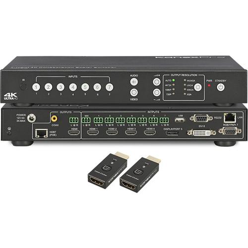 KanexPro 4K Multi-Input 7x2 Presentation Scaler Switcher