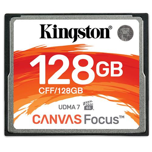 Kingston 128GB Canvas Focus CompactFlash Memory Card