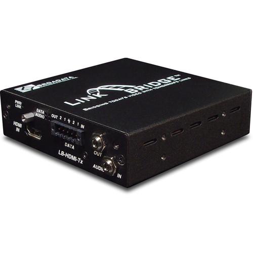 Link Bridge HDMI over Multi-Mode SC 1-Fiber Transmitter with Embedded Audio & Data