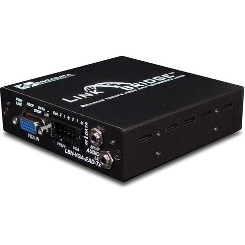 Link Bridge VGA HDBaseT Video Transmitter with Embedded Audio and Data