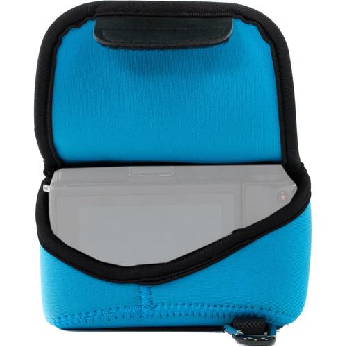 MegaGear MG1038 Ultra Light Neoprene Case with Carabiner for Canon EOS M5 with 15-45mm