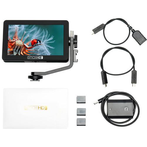SmallHD FOCUS 5" Touchscreen On-Camera Monitor Bundle for Sony a7 III a9 Cameras