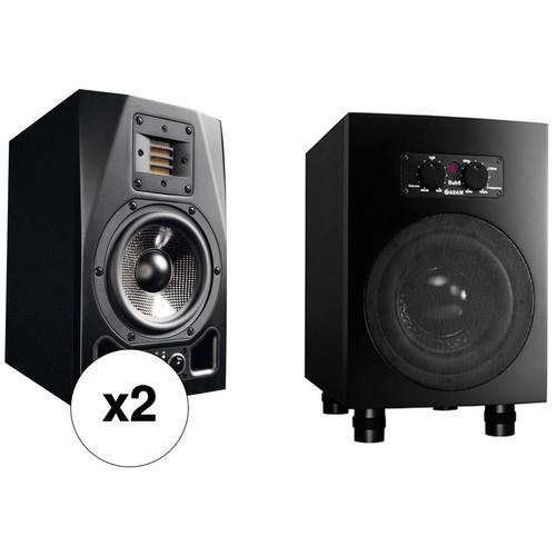 Adam Professional Audio A5X-Sub8 Nearfield Monitors & Subwoofer Bundle
