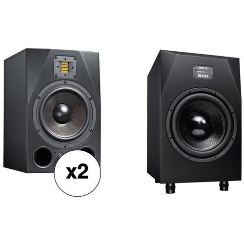 Adam Professional Audio A8X-SUB12 Nearfield Monitors & Subwoofer Bundle