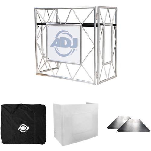 American DJ Pro Event Table II with Shelves, Table Scrim, and Transport Bag Kit