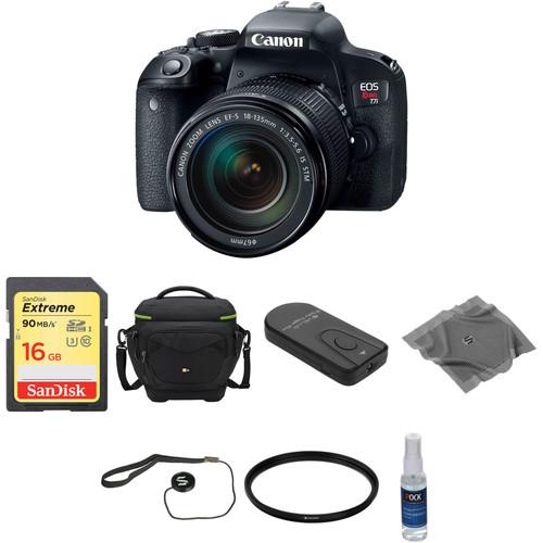 Canon EOS Rebel T7i DSLR Camera with 18-135mm Lens Basic Kit