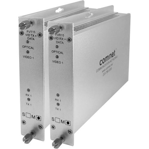 COMNET Video with Return Data Extender Set over Dual Multimode Fibers