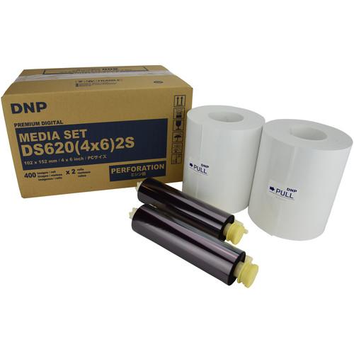 DNP 4 x 6" Center Perforated Media Set for DSA620A Printer
