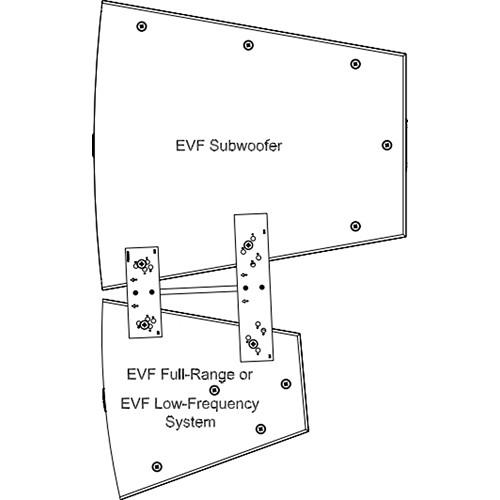 Electro-Voice HRK-2W Horizontal Rigging Kit for EVF to SUB Series