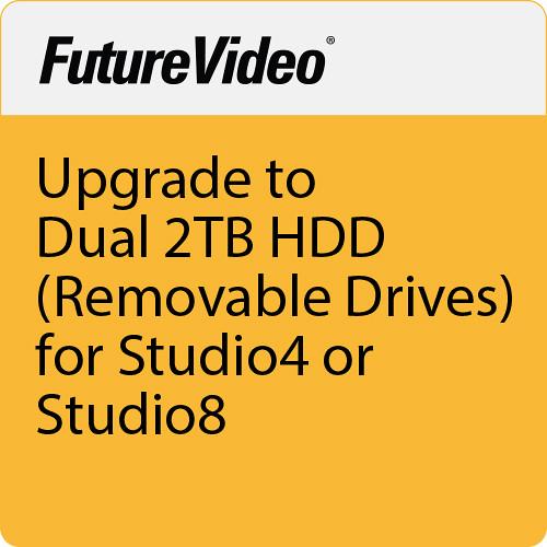 FutureVideo Upgrade To Dual 2TB HDD For Studio4 Or Studio8.