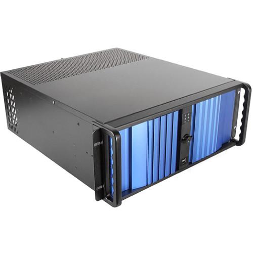 iStarUSA D-400SEA 4 RU Compact Stylish Rackmount Chassis with 500W Redundant Power Supply