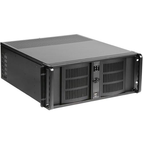 iStarUSA D-406SE 4 RU Compact Stylish Rackmount Chassis with 500W Redundant Power Supply