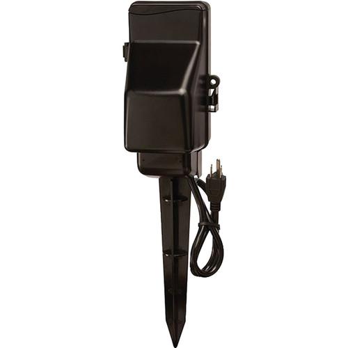 KJB Security Products SG Home Electric Outdoor Power Strip with Covert Wi-Fi Camera & DVR